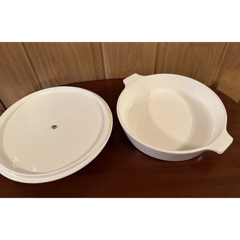 1960s  Corning Ware Buffet Server B-8 1/2 Skillet Casserole Baking Dish w/Cover! - Picture 6 of 9